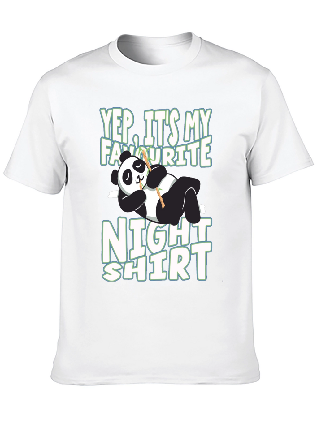 Funny Panda Night Shirt T-Shirt