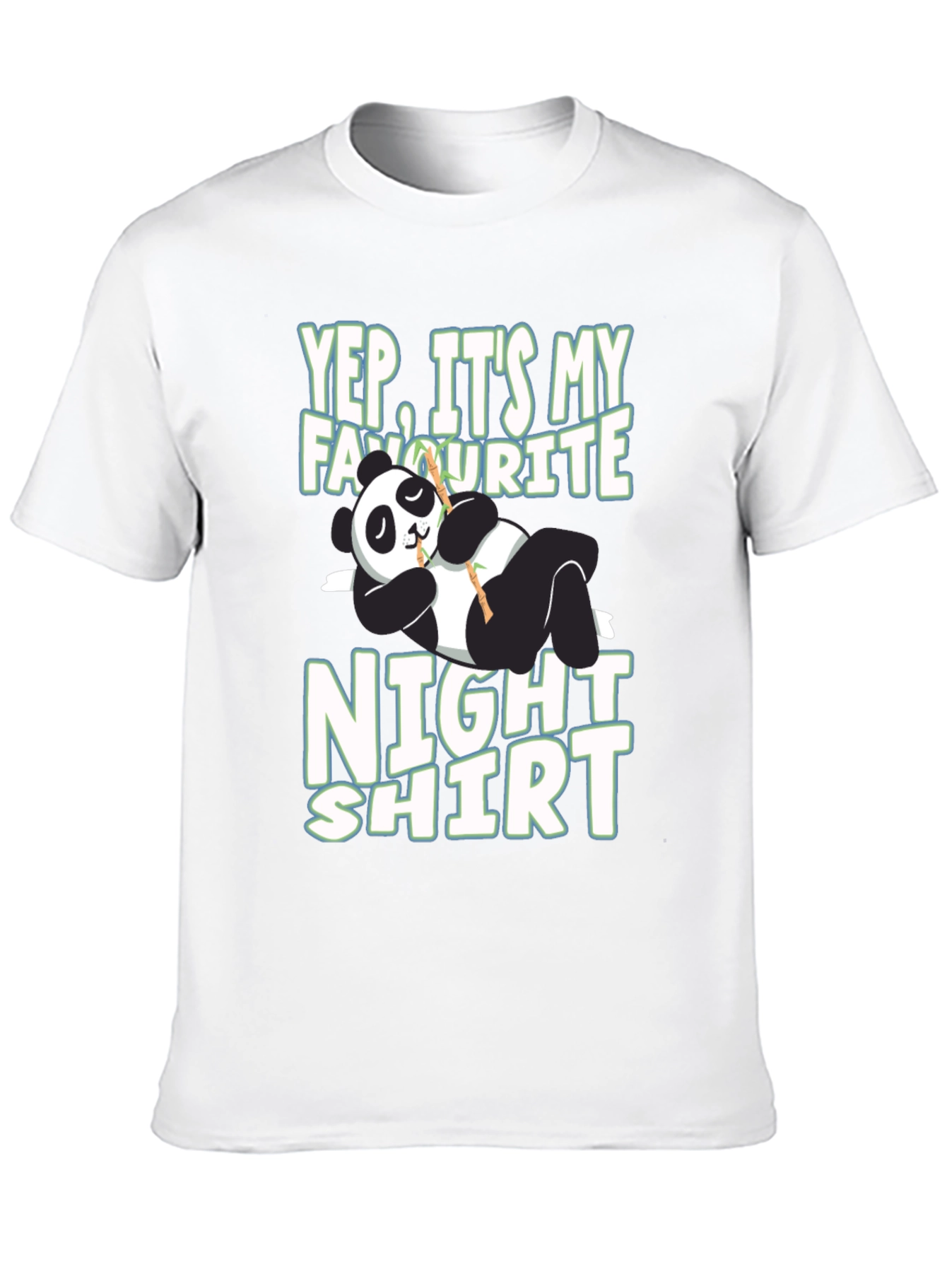 Funny Panda Night Shirt T-Shirt