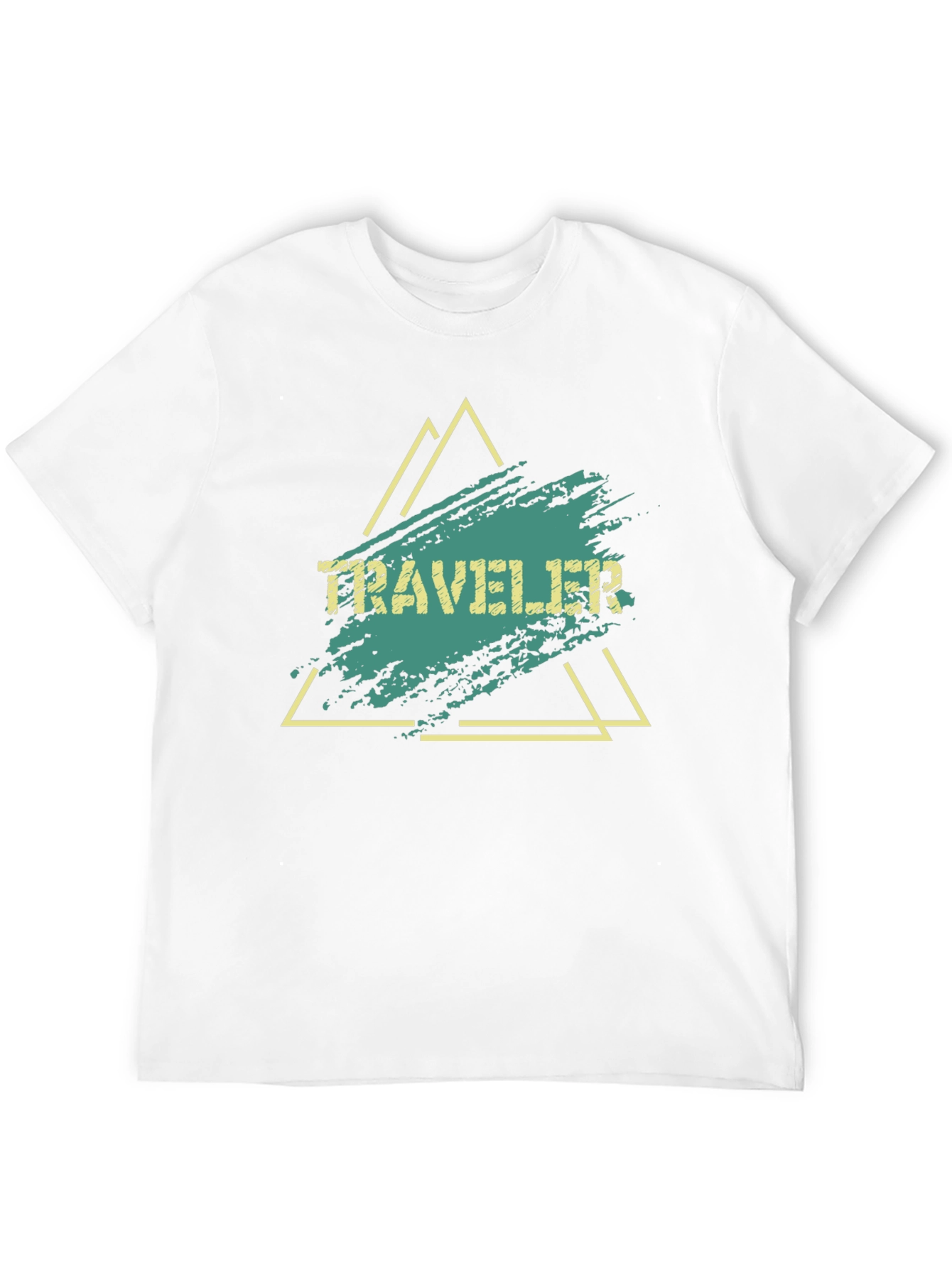 Traveler Graphic Tee - Black Cotton Blend