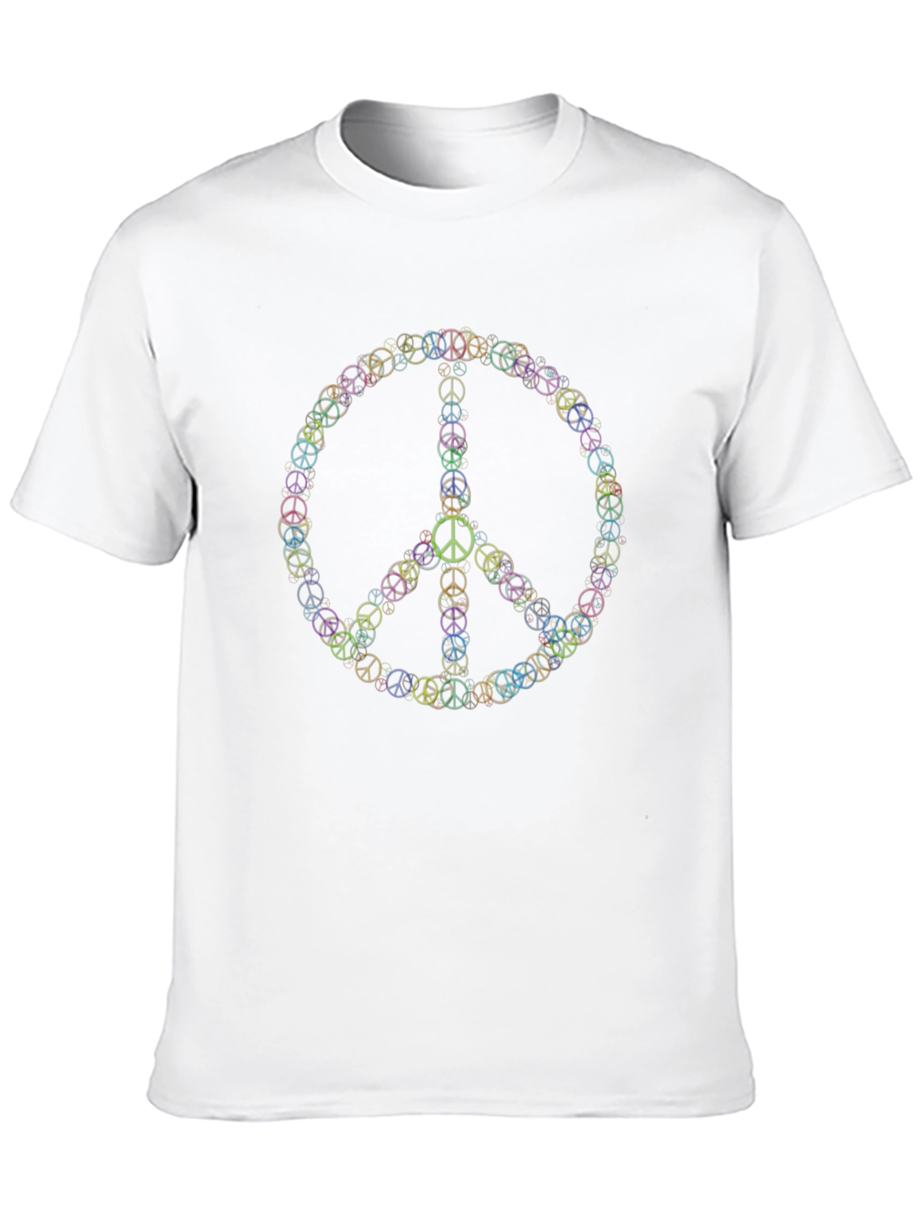 Peace Sign Graphic Tee - Black