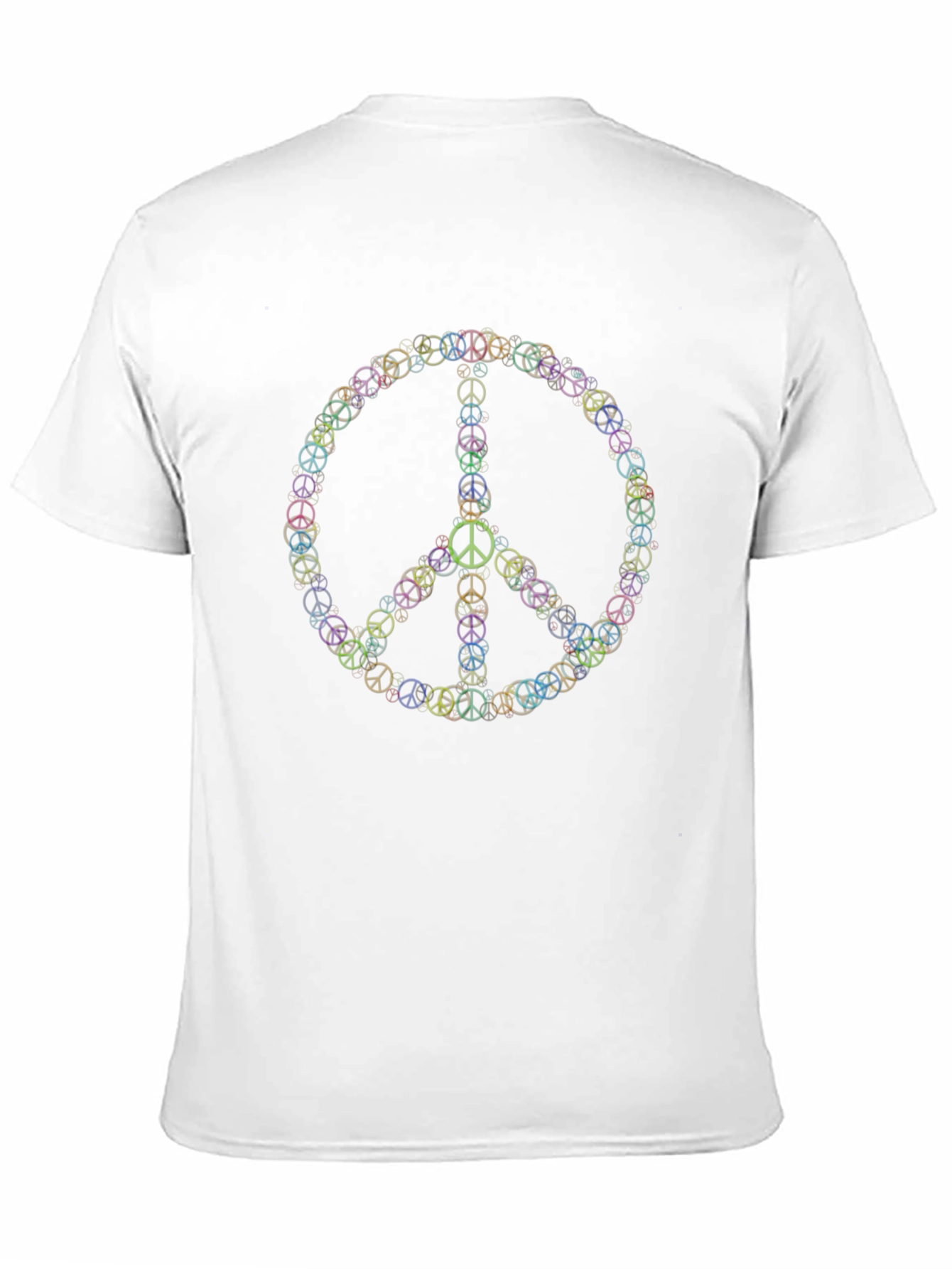 Peace Sign Graphic Tee - Black