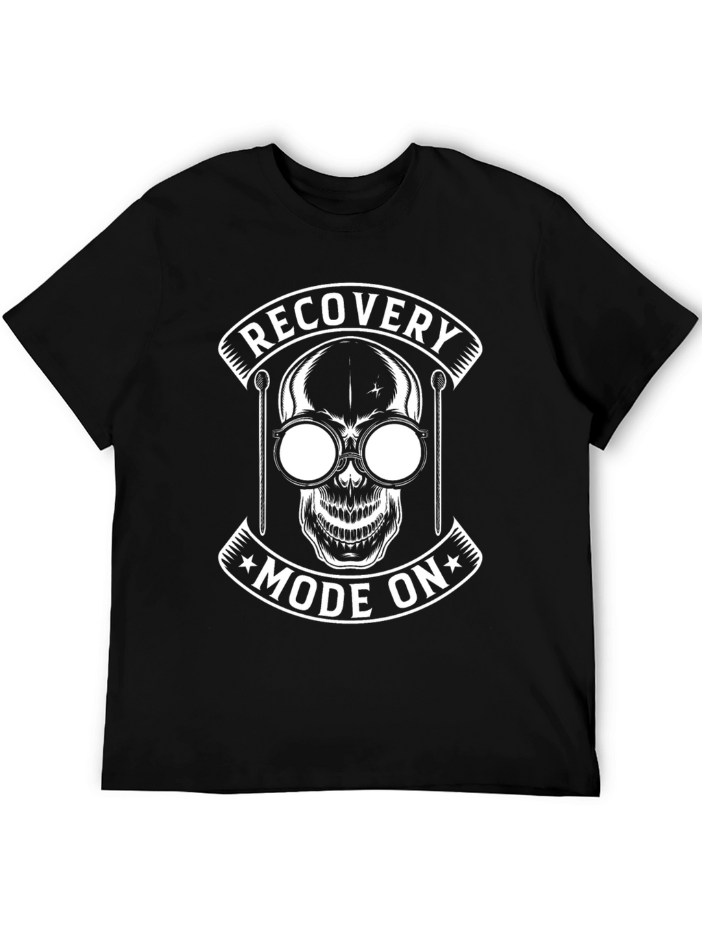 Recovery Mode On T-Shirt - Skull Graphic Tee