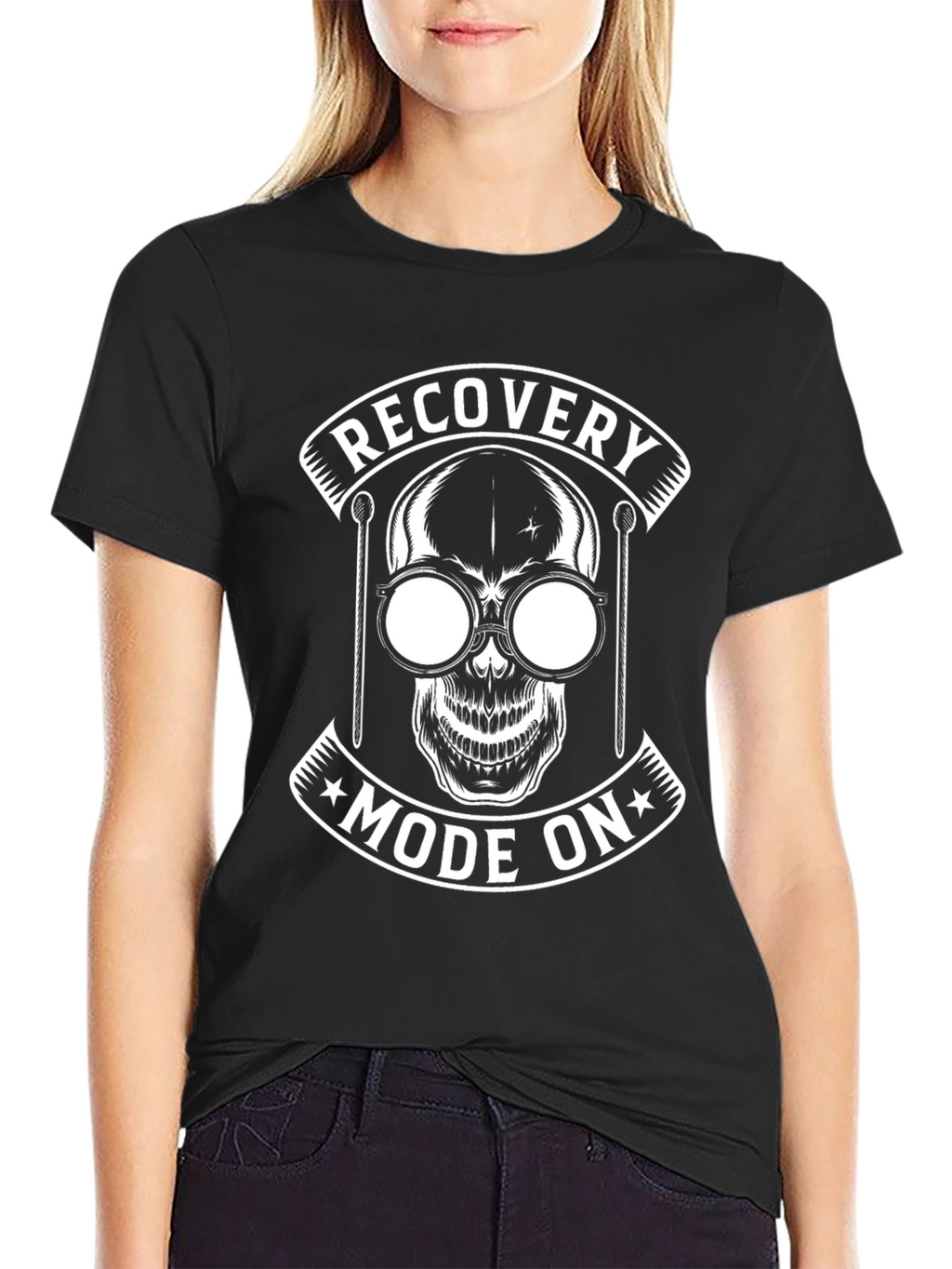Recovery Mode On T-Shirt - Skull Graphic Tee