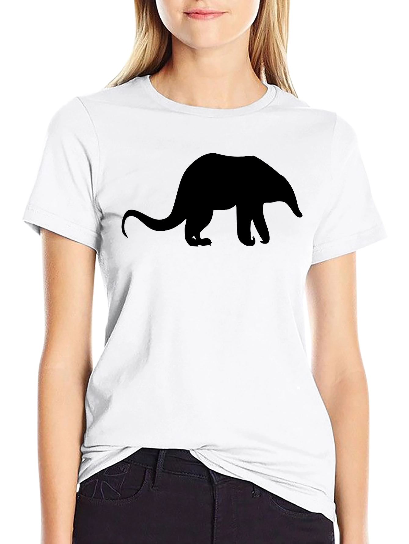 Silhouette Anteater Black T-Shirt