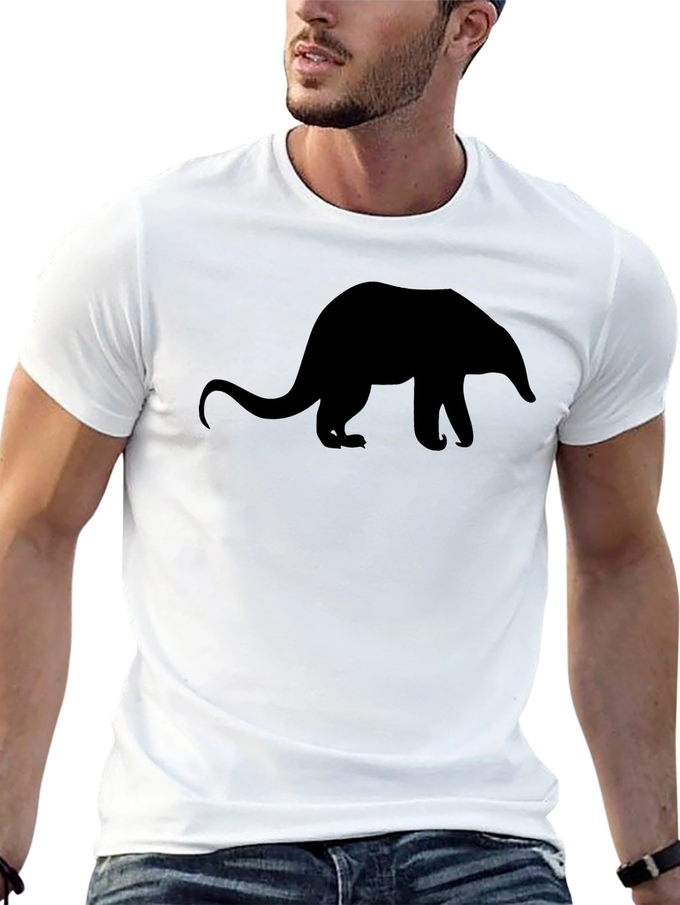 Silhouette Anteater Black T-Shirt
