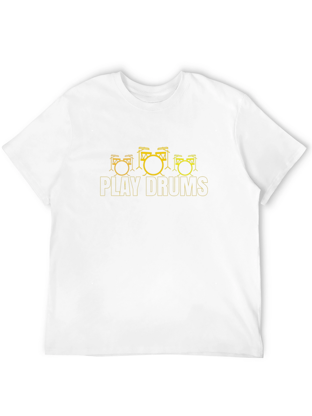 Play Drums Black Tee