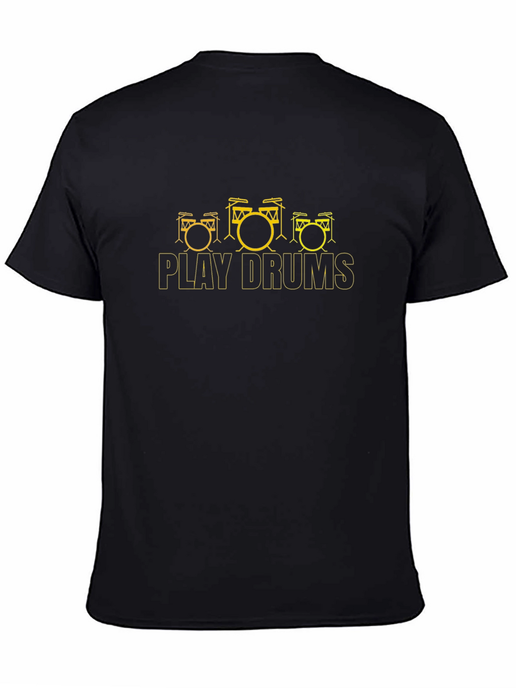 Play Drums Black Tee