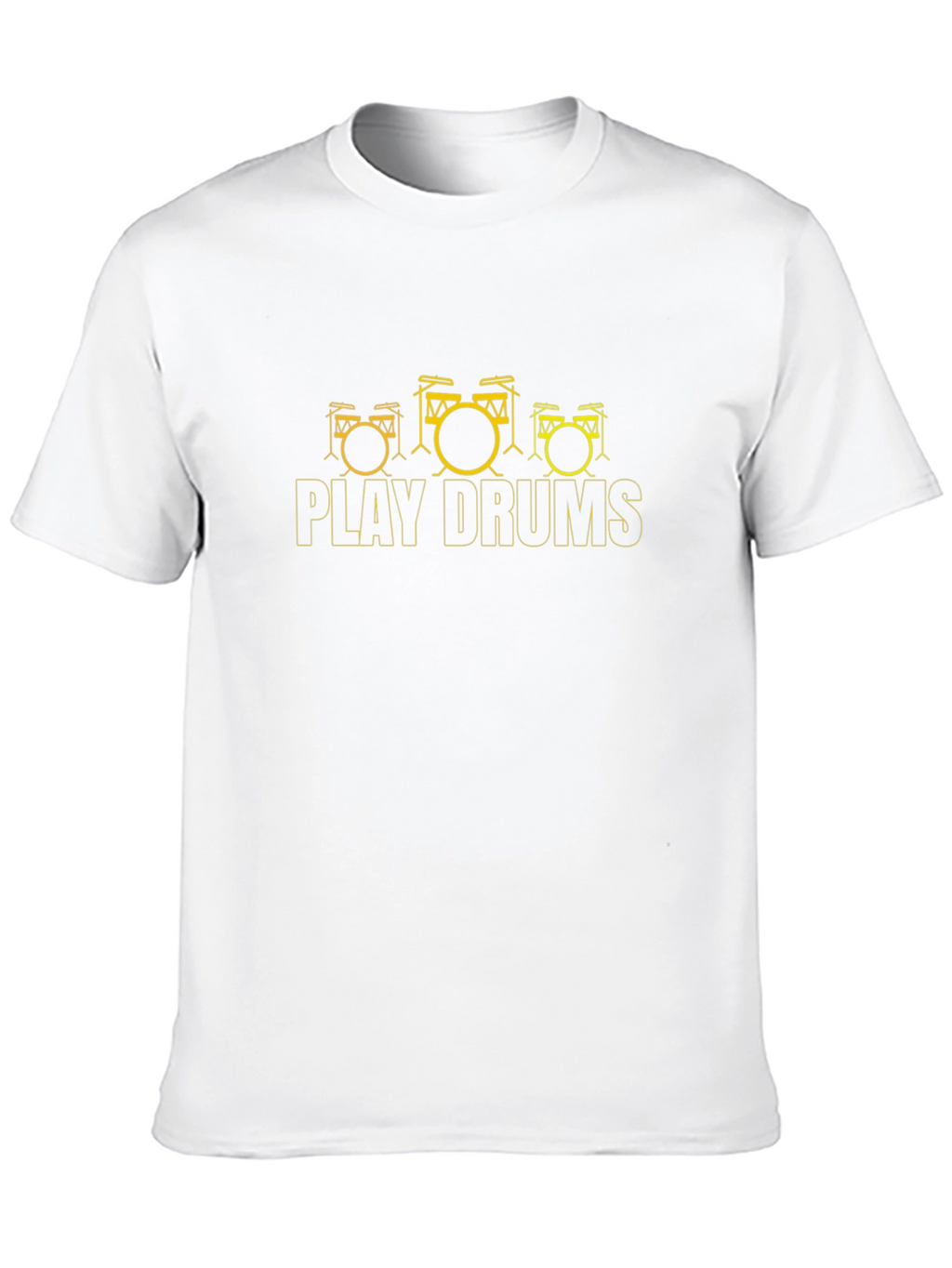 Play Drums Black Tee