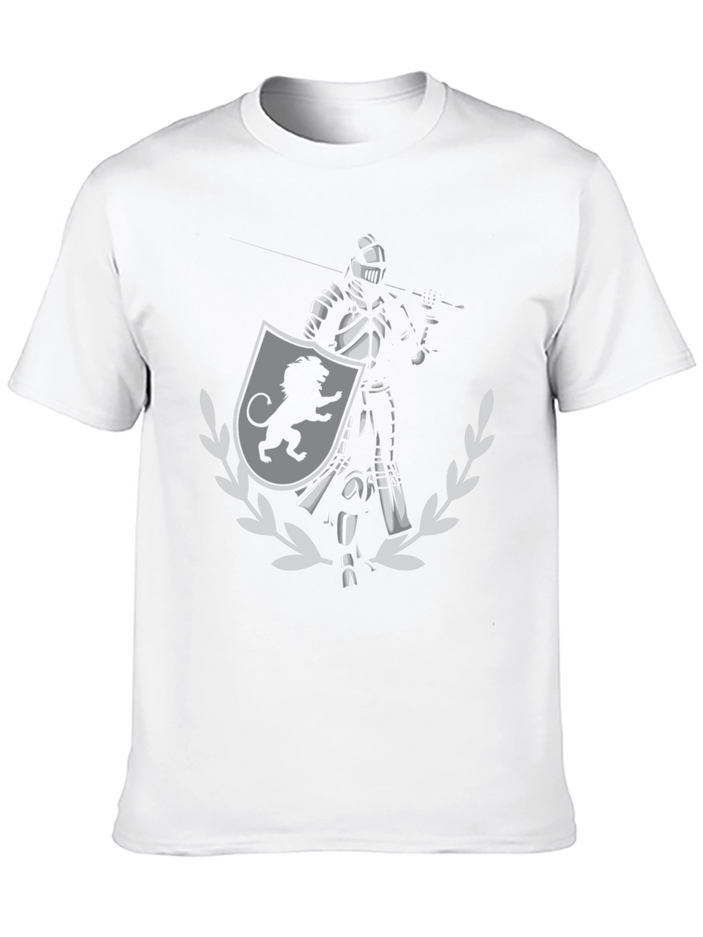 Knight & Lion Shield Graphic T-Shirt