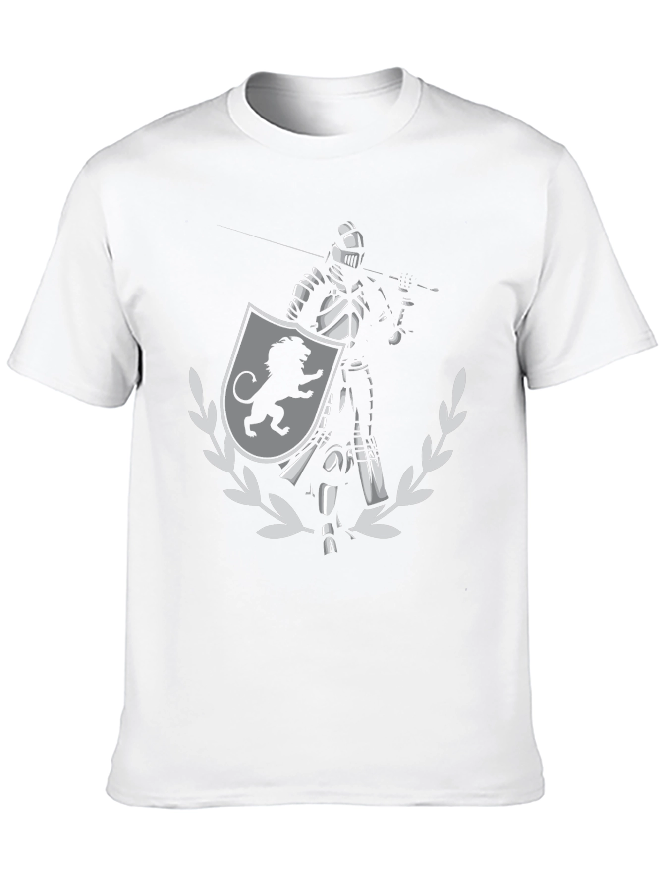 Knight & Lion Shield Graphic T-Shirt