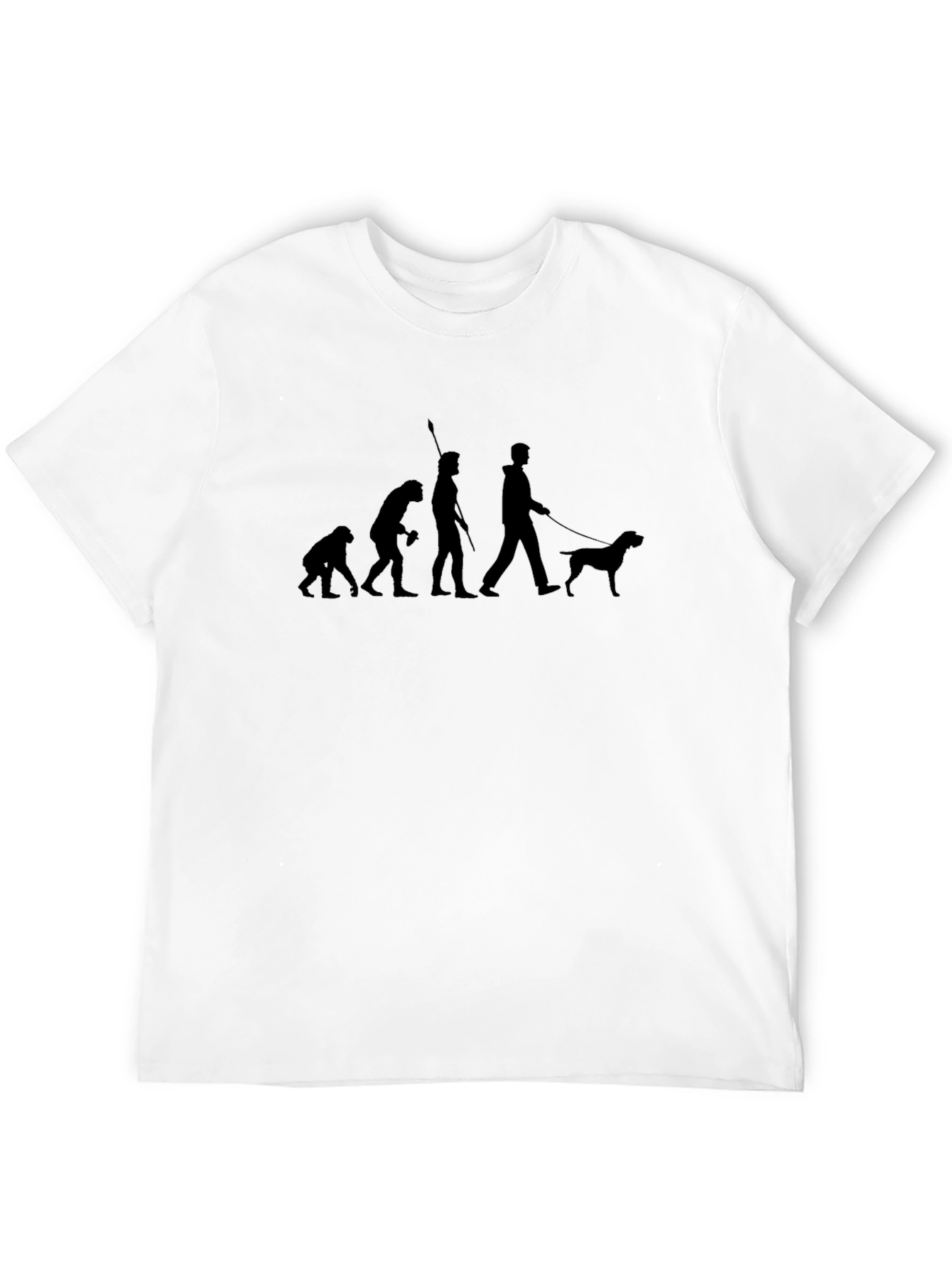 Evolution of Dog Man T-Shirt