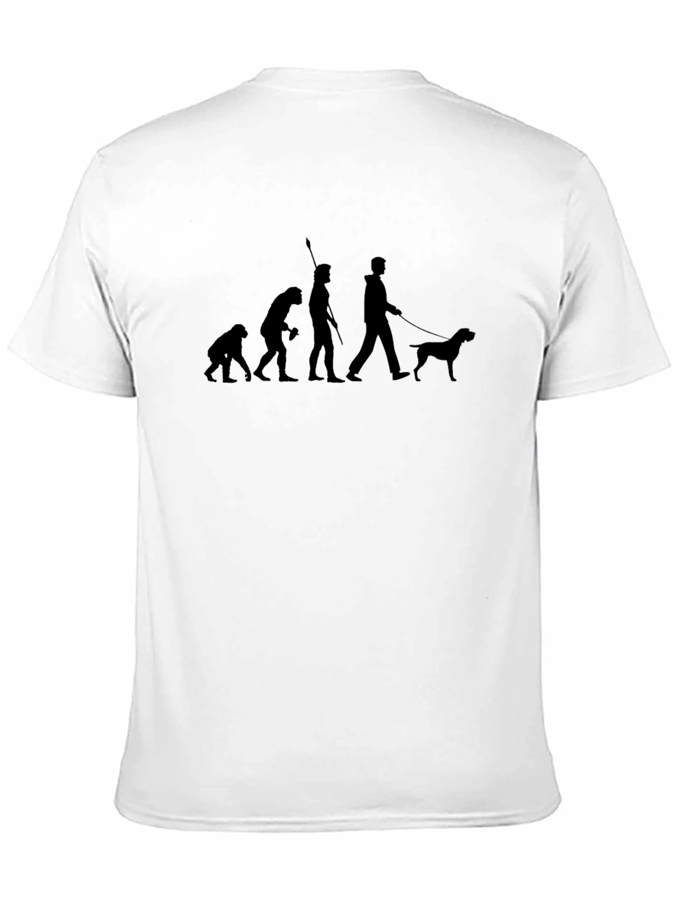 Evolution of Dog Man T-Shirt