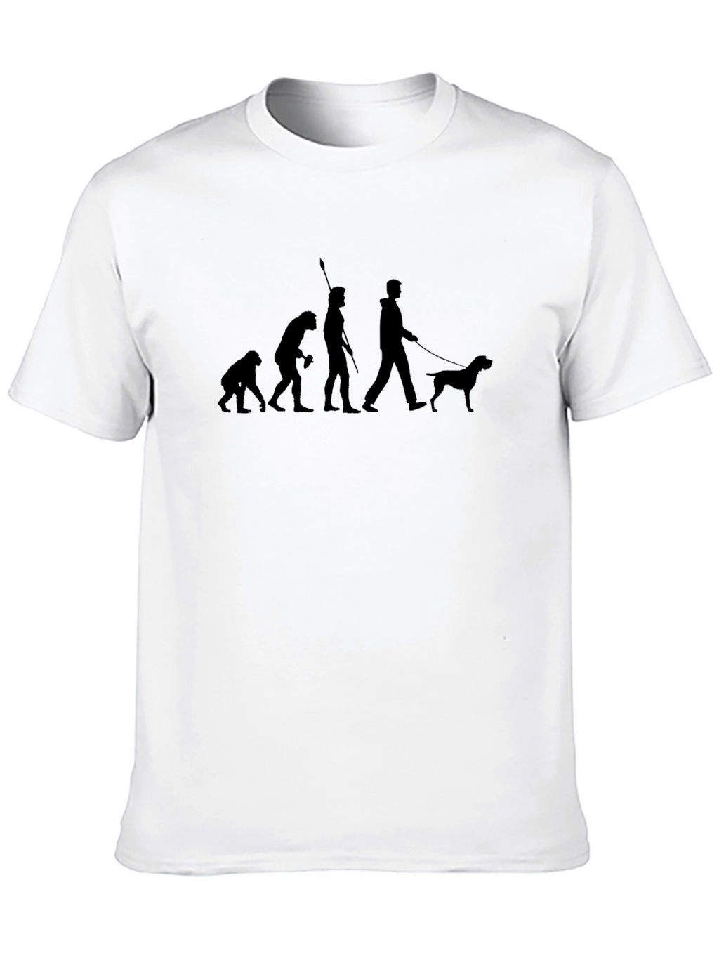 Evolution of Dog Man T-Shirt