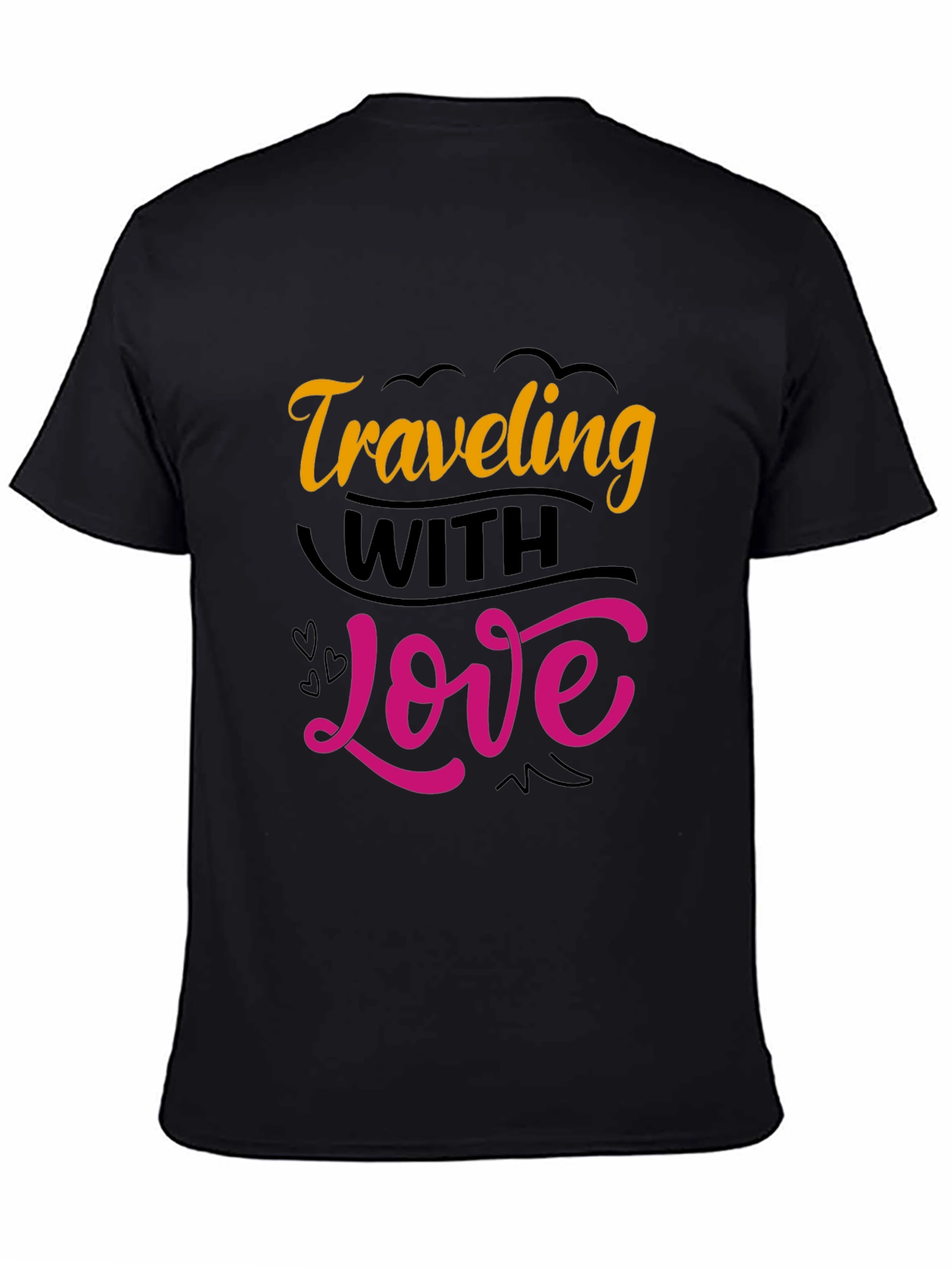 Traveling With Love T-Shirt - Trendy Graphic Tee