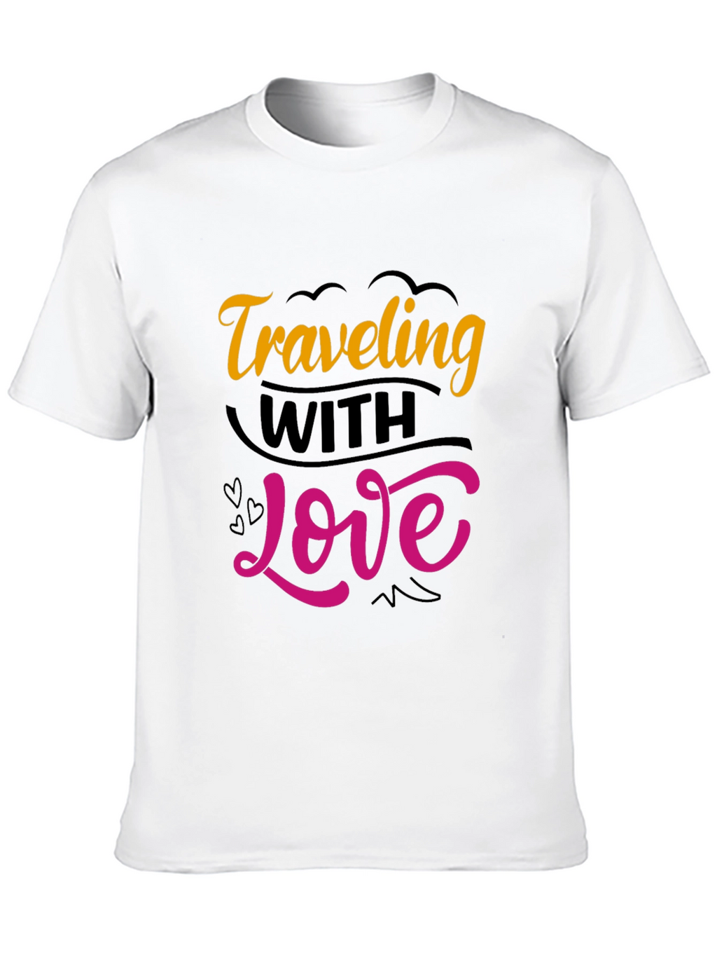 Traveling With Love T-Shirt - Trendy Graphic Tee
