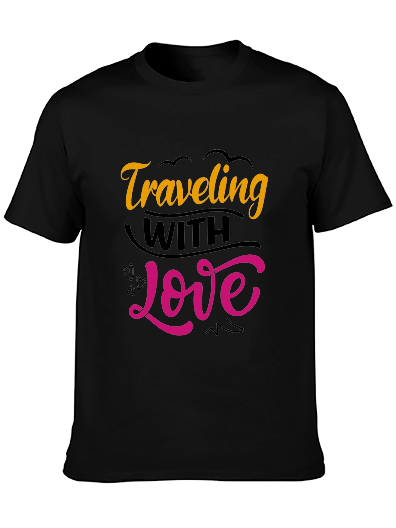Traveling With Love T-Shirt - Trendy Graphic Tee