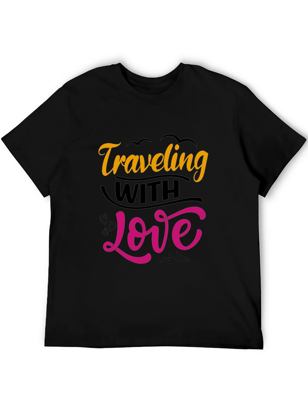 Traveling With Love T-Shirt - Trendy Graphic Tee
