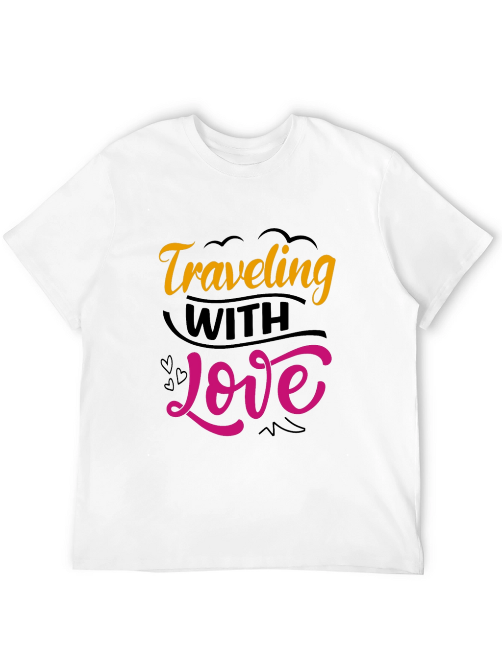 Traveling With Love T-Shirt - Trendy Graphic Tee