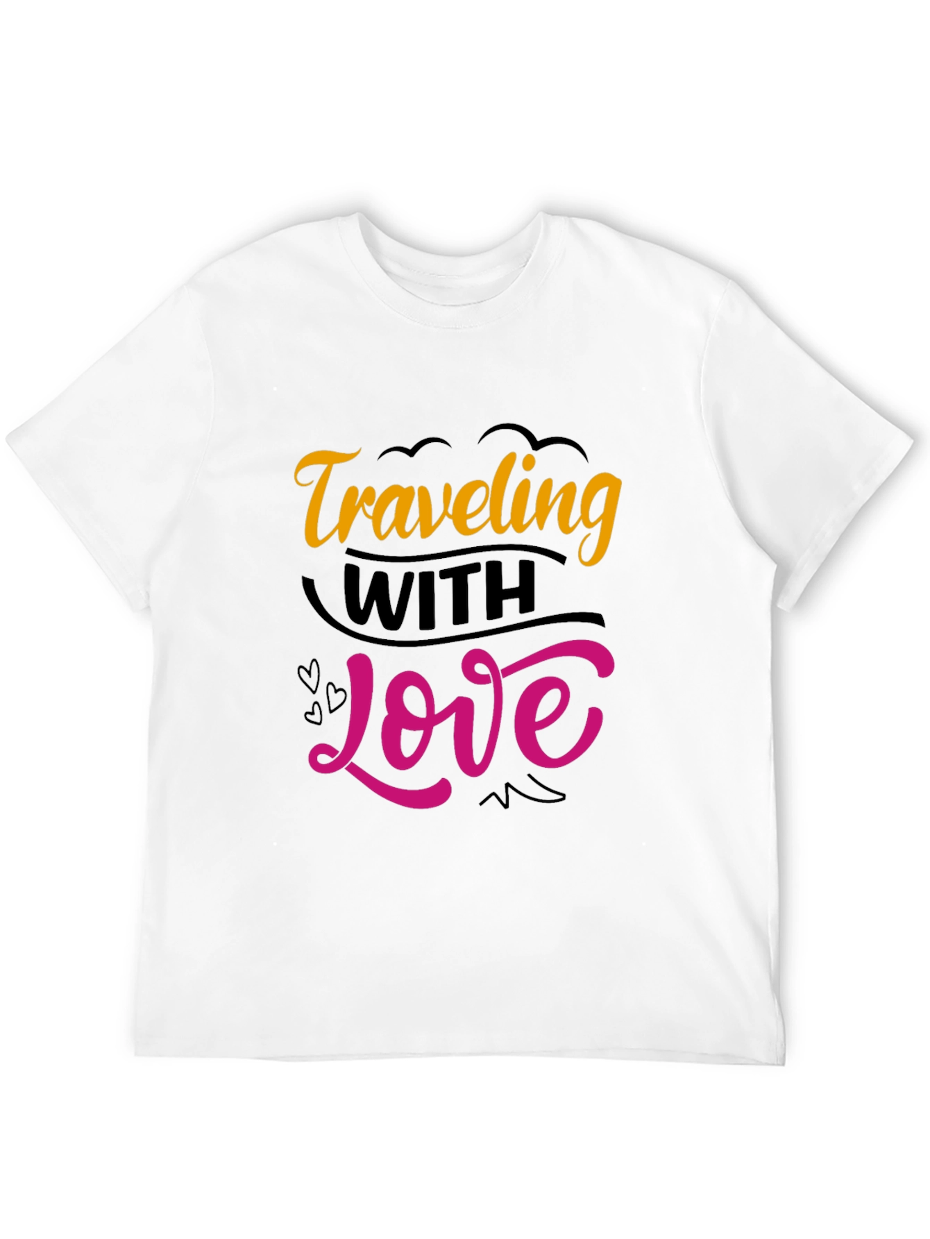 Traveling With Love T-Shirt - Trendy Graphic Tee
