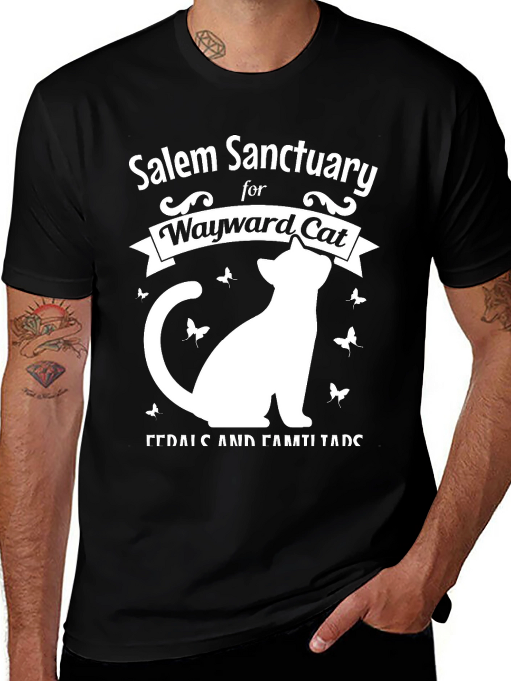 Salem Sanctuary Wayward Cat T-Shirt