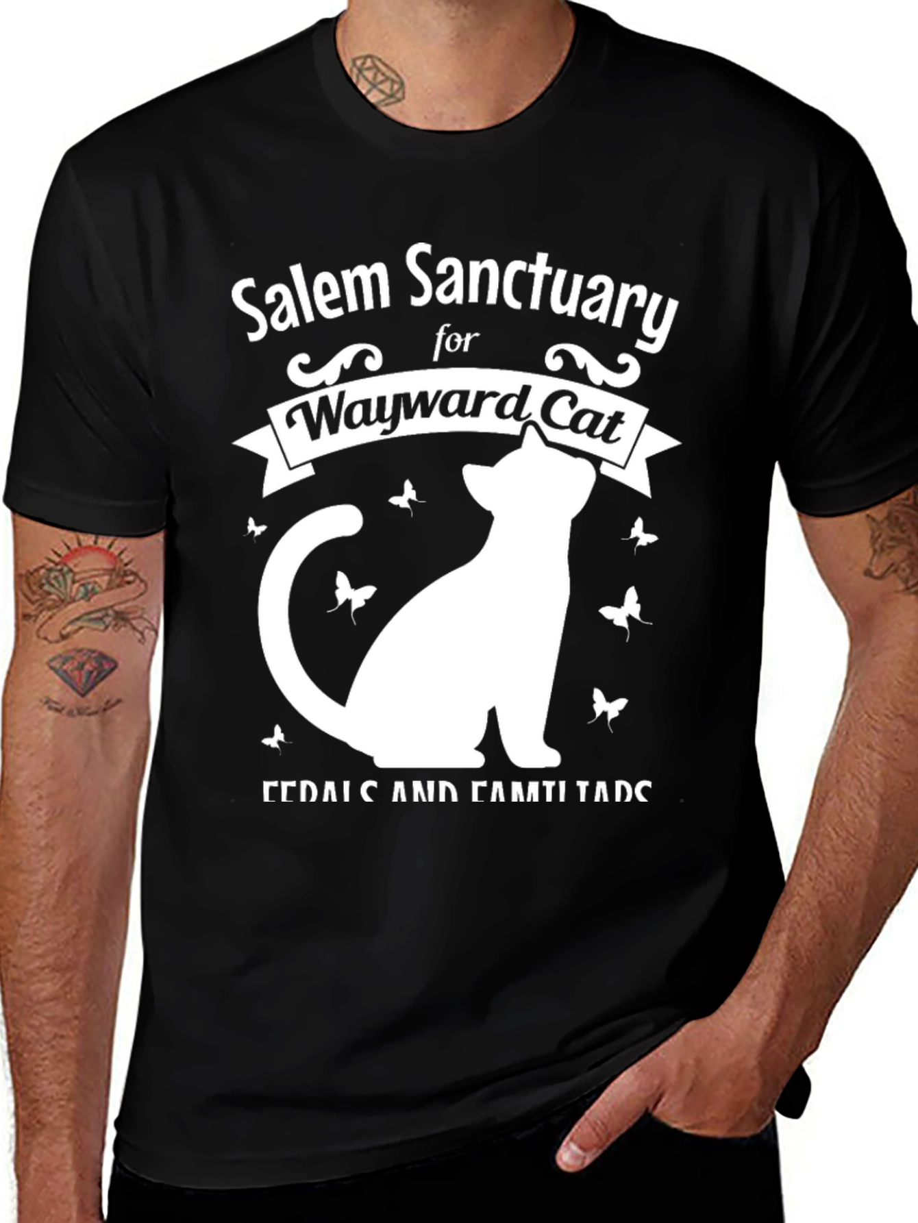 Salem Sanctuary Wayward Cat T-Shirt