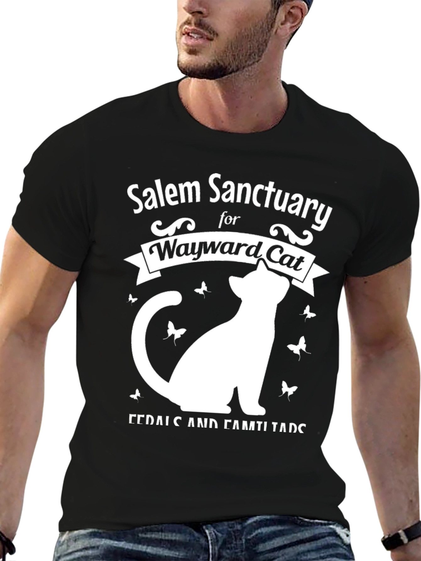 Salem Sanctuary Wayward Cat T-Shirt