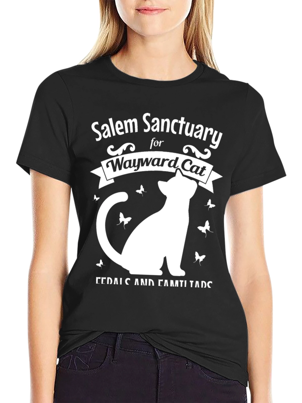 Salem Sanctuary Wayward Cat T-Shirt