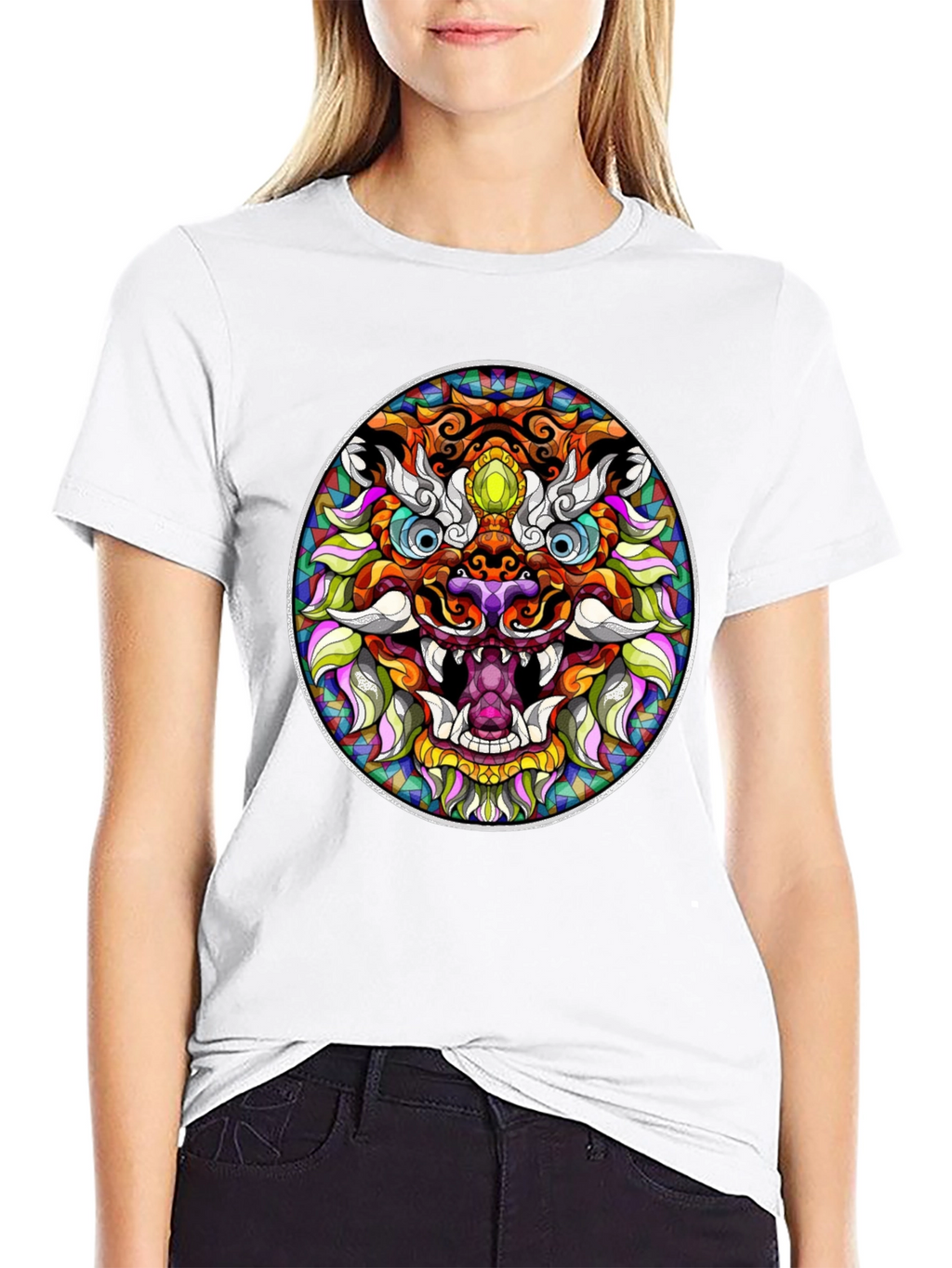 Vibrant Dragon Graphic Tee