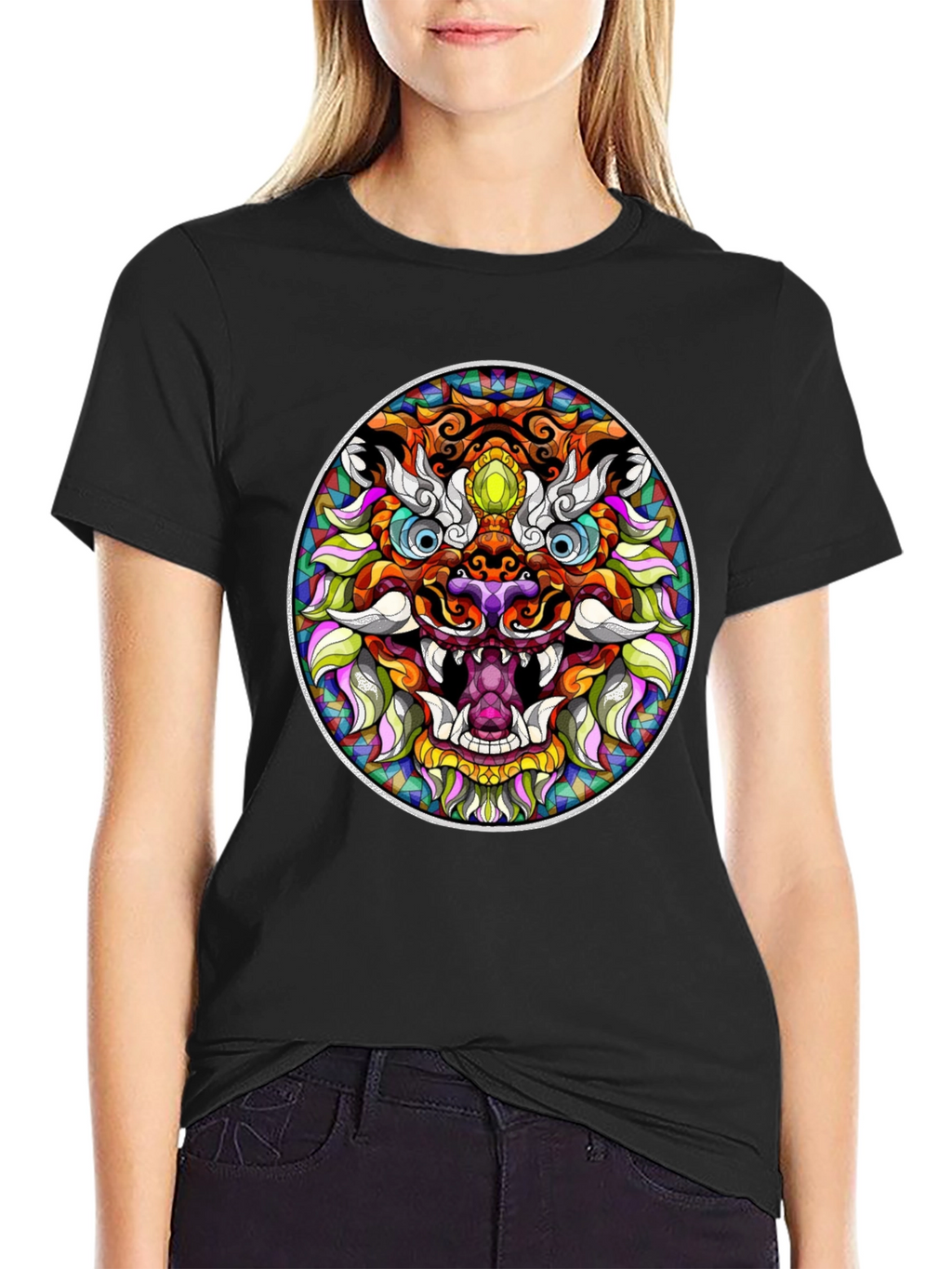 Vibrant Dragon Graphic Tee
