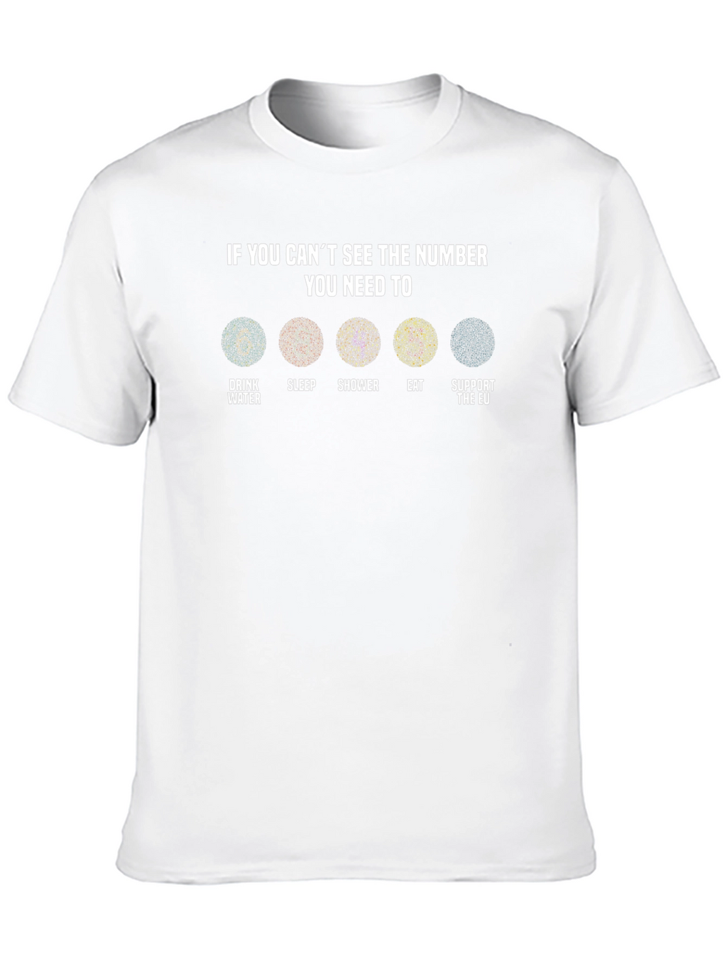 EU Vision Test T-Shirt - Need Support?
