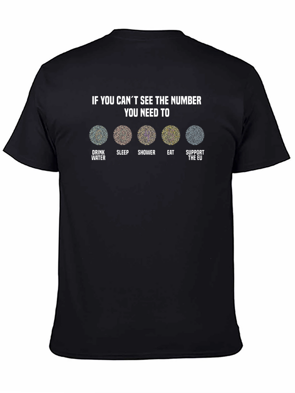 EU Vision Test T-Shirt - Need Support?