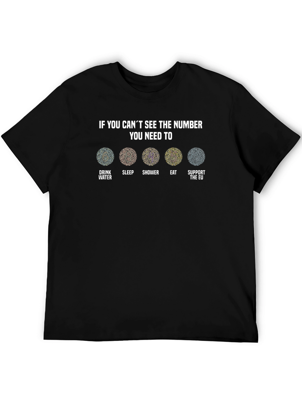 EU Vision Test T-Shirt - Need Support?