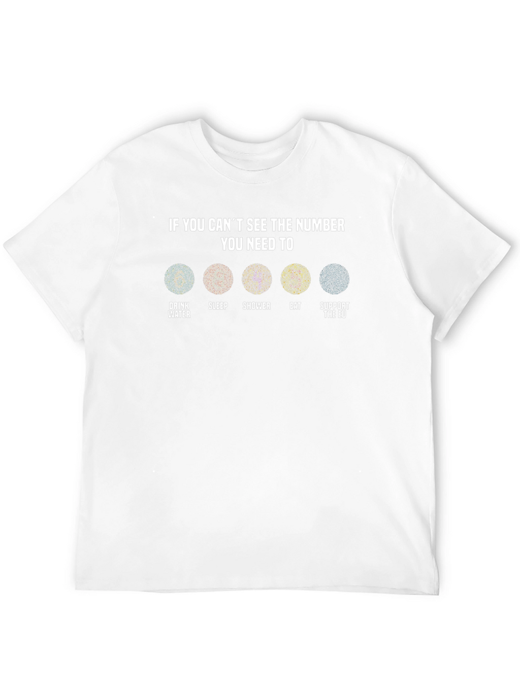 EU Vision Test T-Shirt - Need Support?
