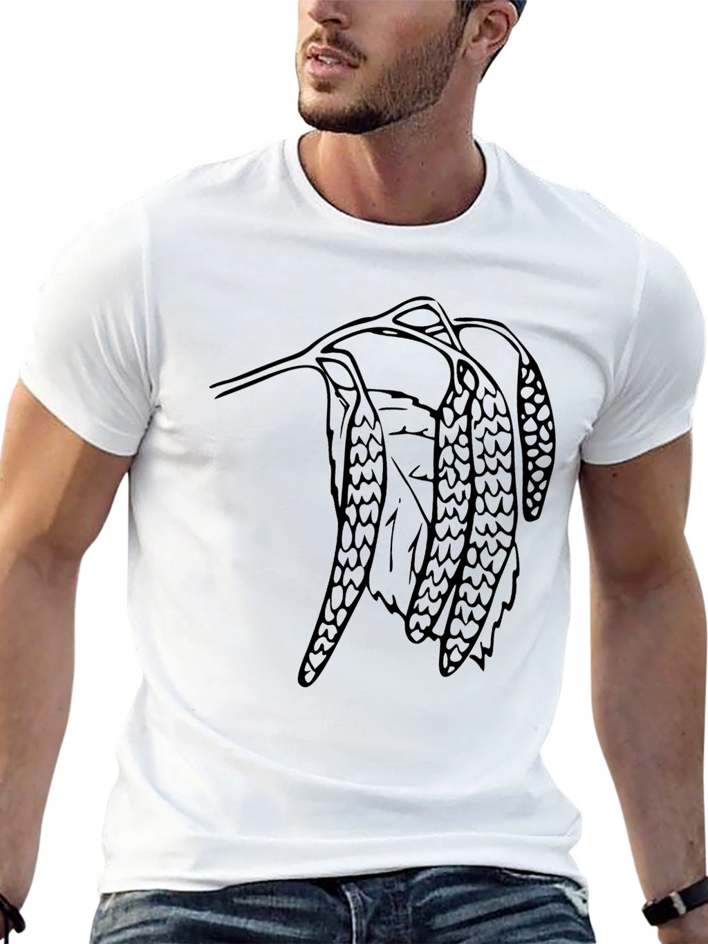 Black Birch Branch T-Shirt