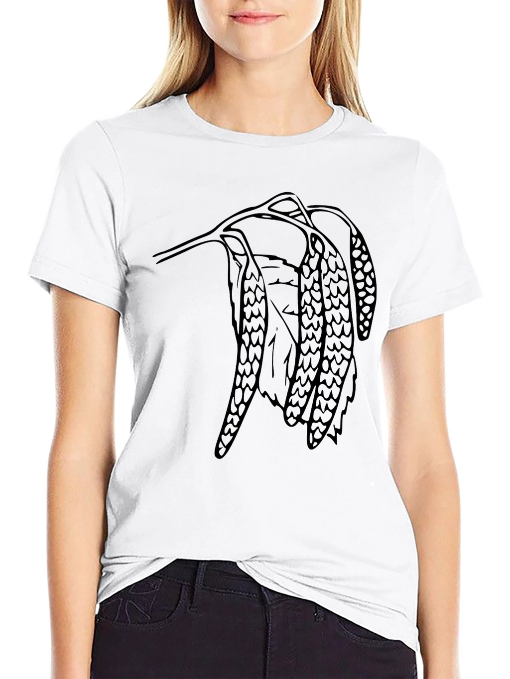 Black Birch Branch T-Shirt