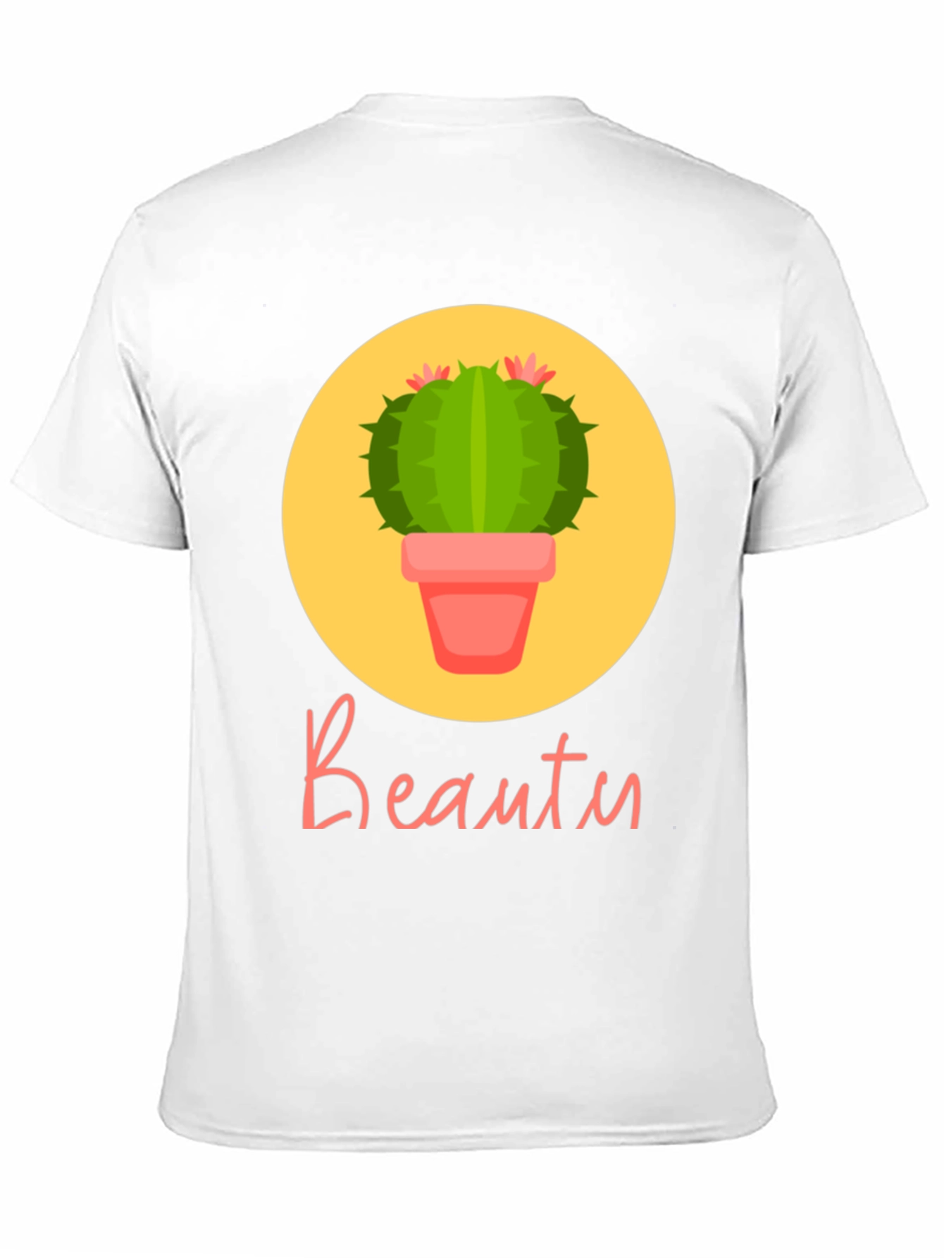 Beauty Cactus Graphic T-Shirt - Unisex Casual Tee