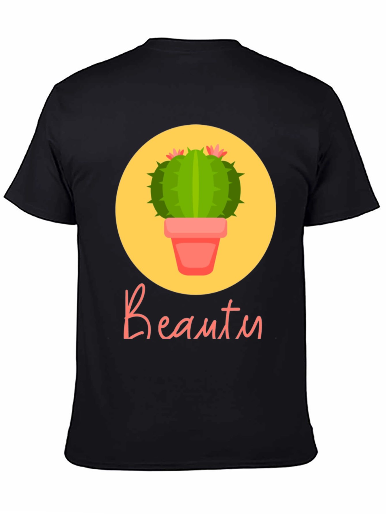 Beauty Cactus Graphic T-Shirt - Unisex Casual Tee