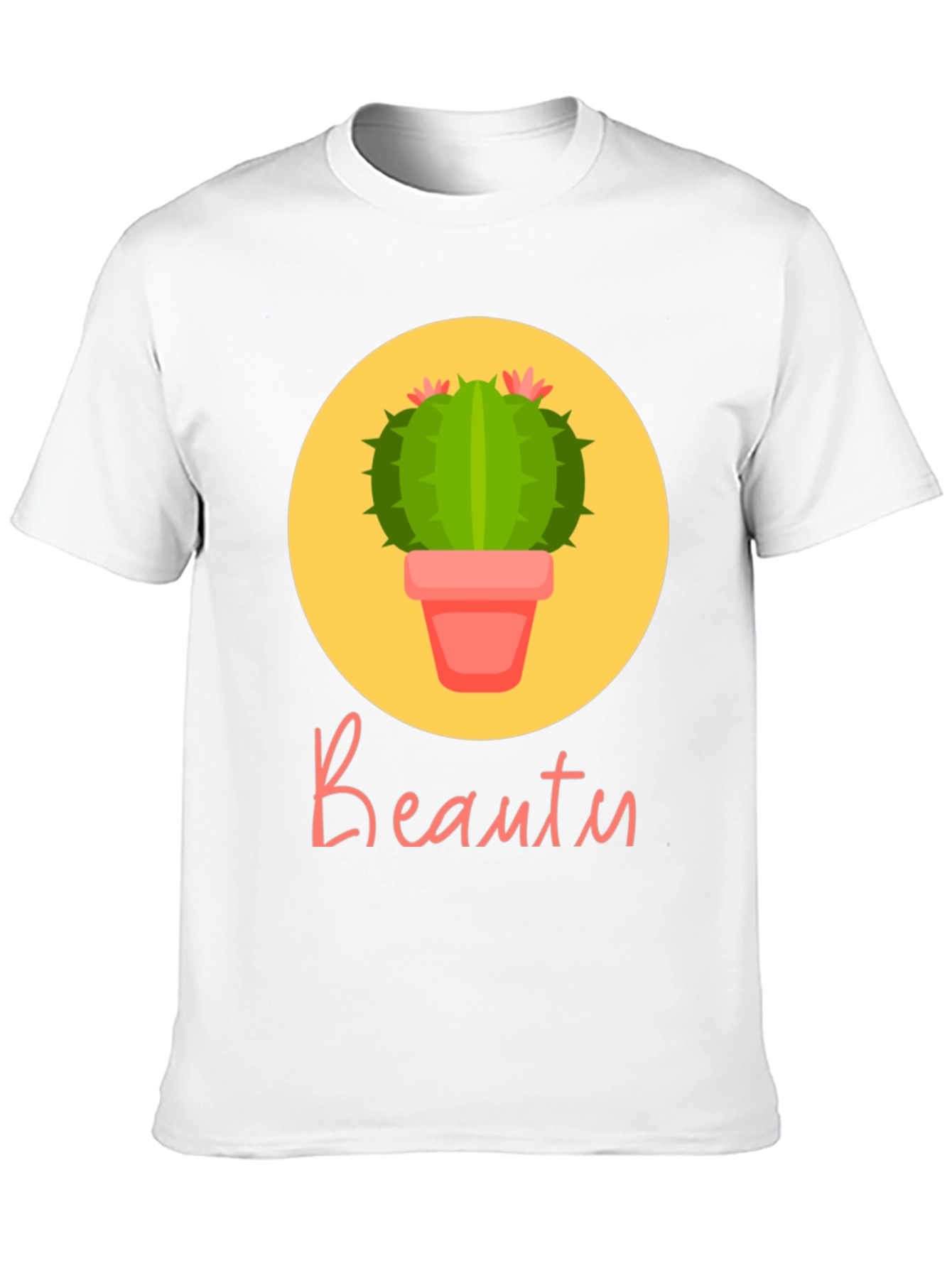 Beauty Cactus Graphic T-Shirt - Unisex Casual Tee