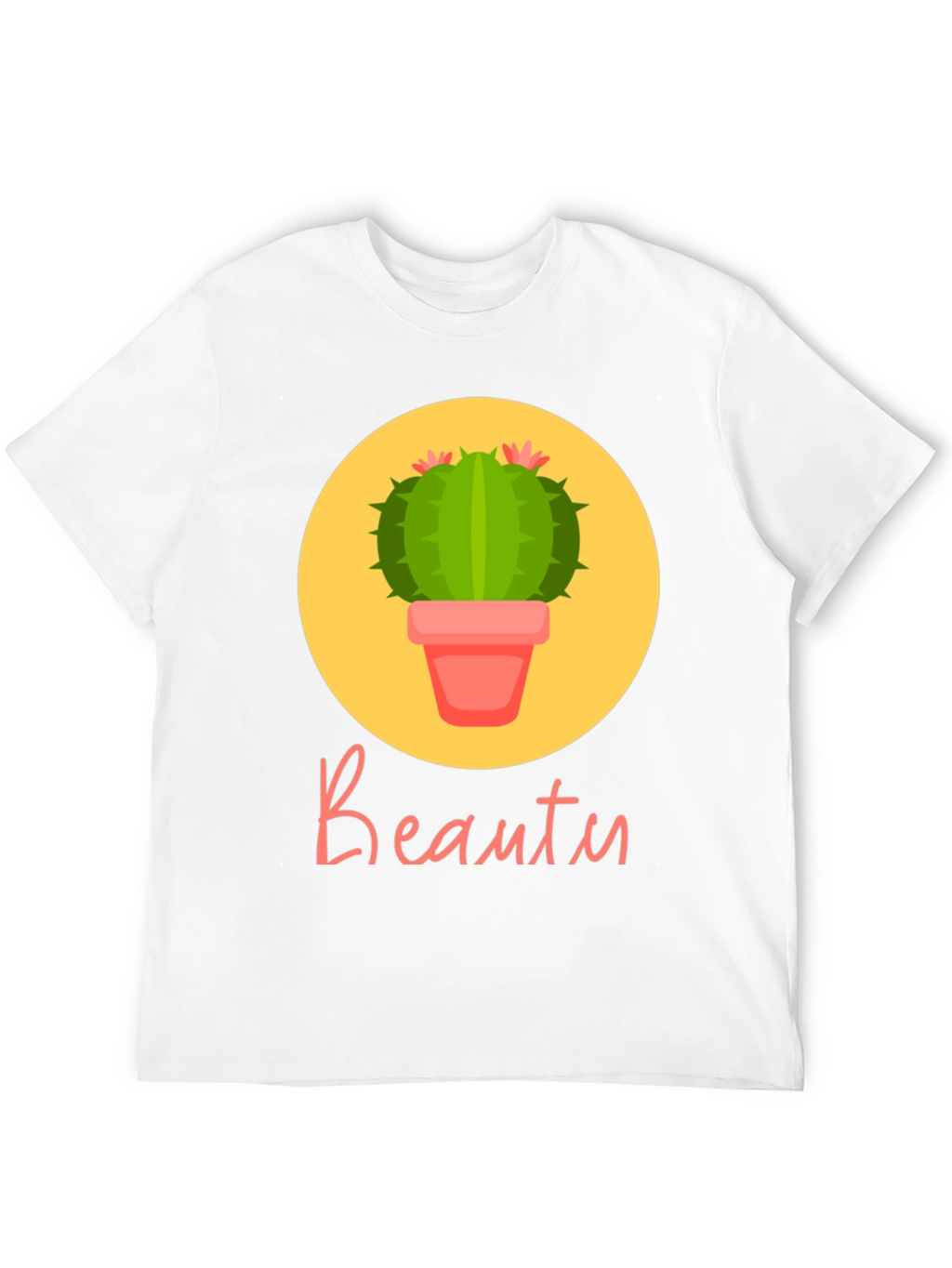Beauty Cactus Graphic T-Shirt - Unisex Casual Tee