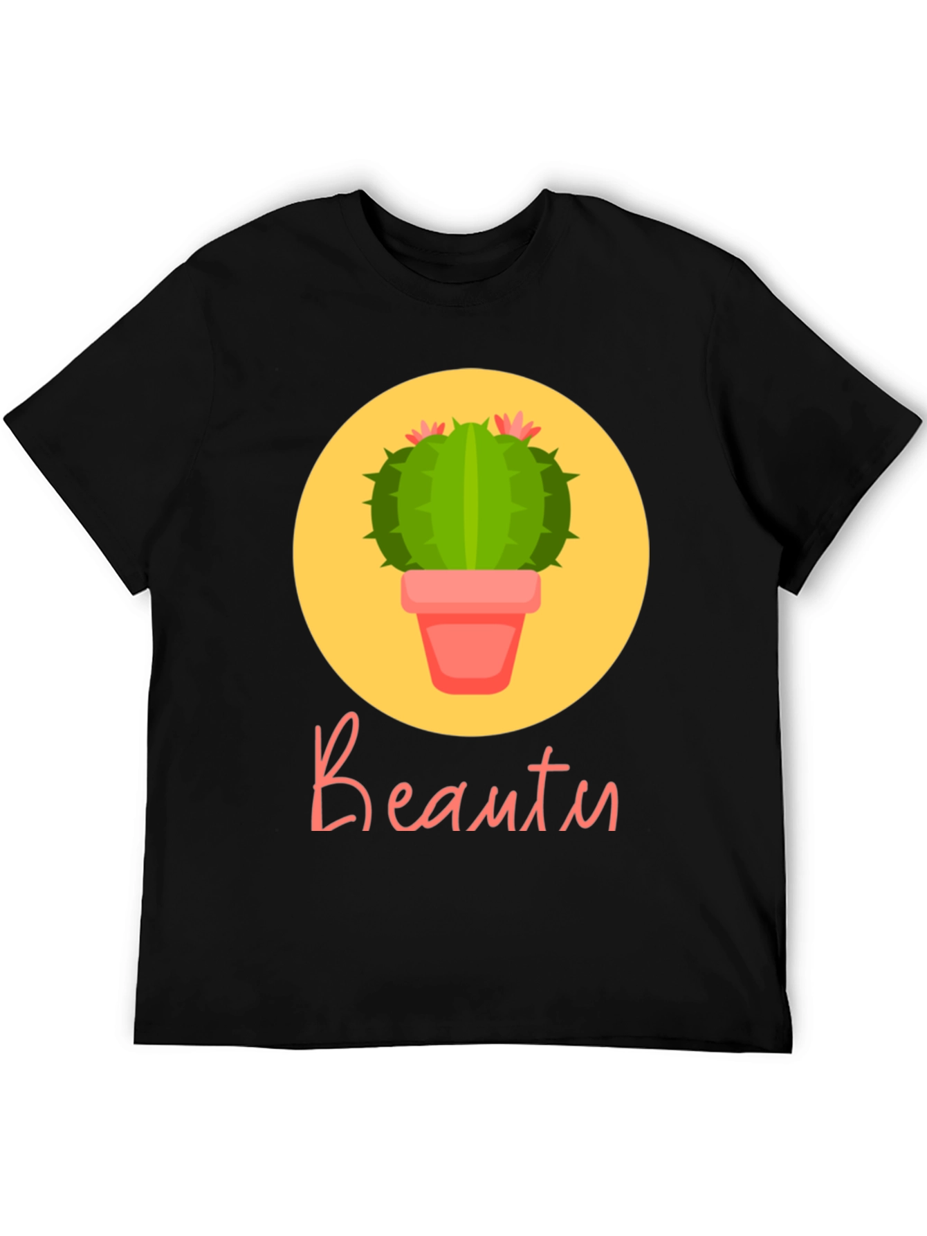 Beauty Cactus Graphic T-Shirt - Unisex Casual Tee