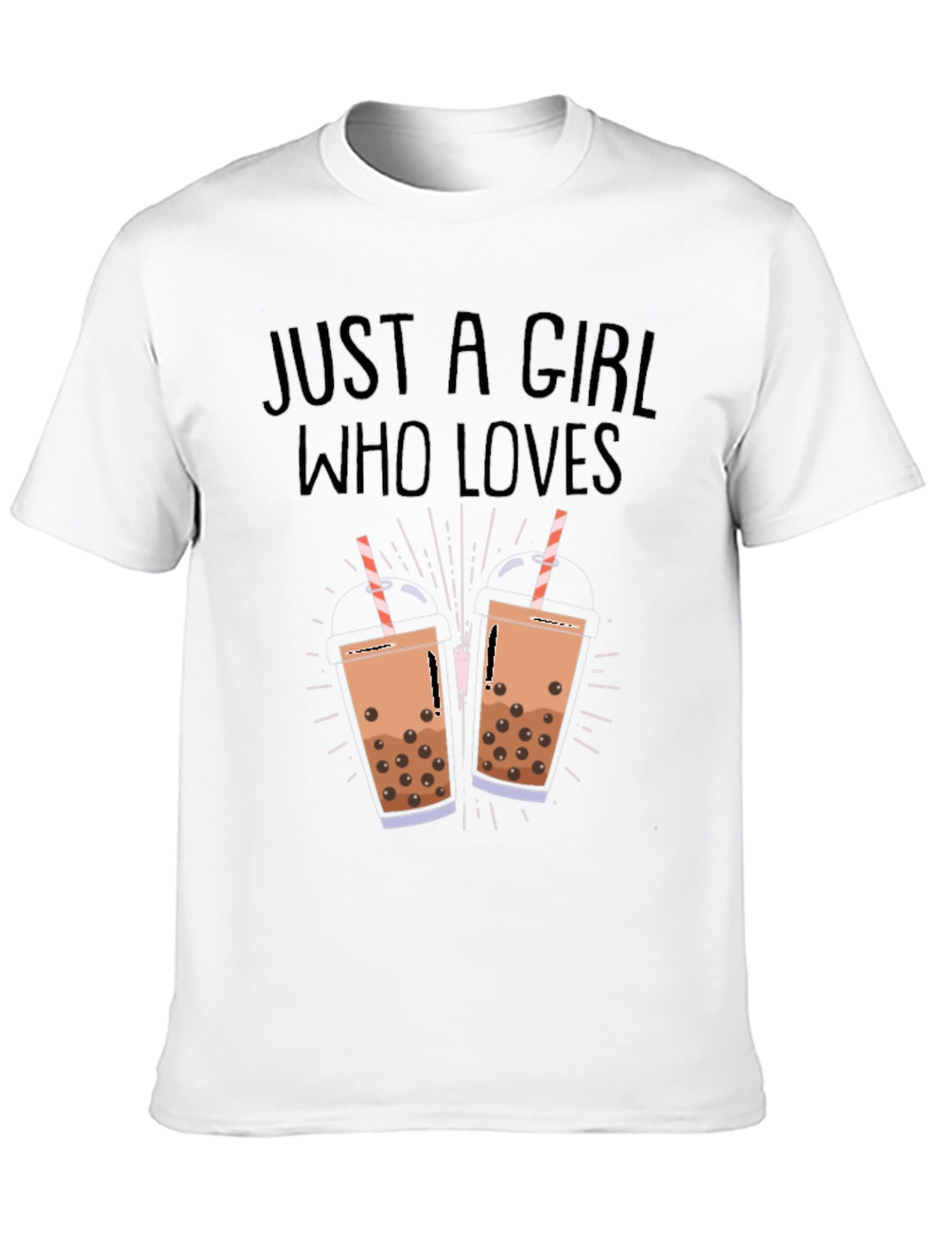 Boba Tea Lover Black T-Shirt