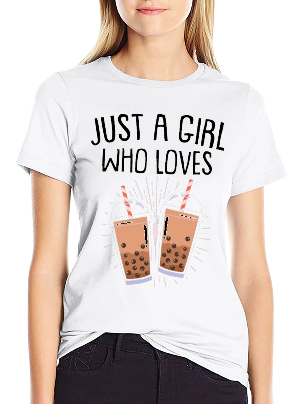 Boba Tea Lover Black T-Shirt
