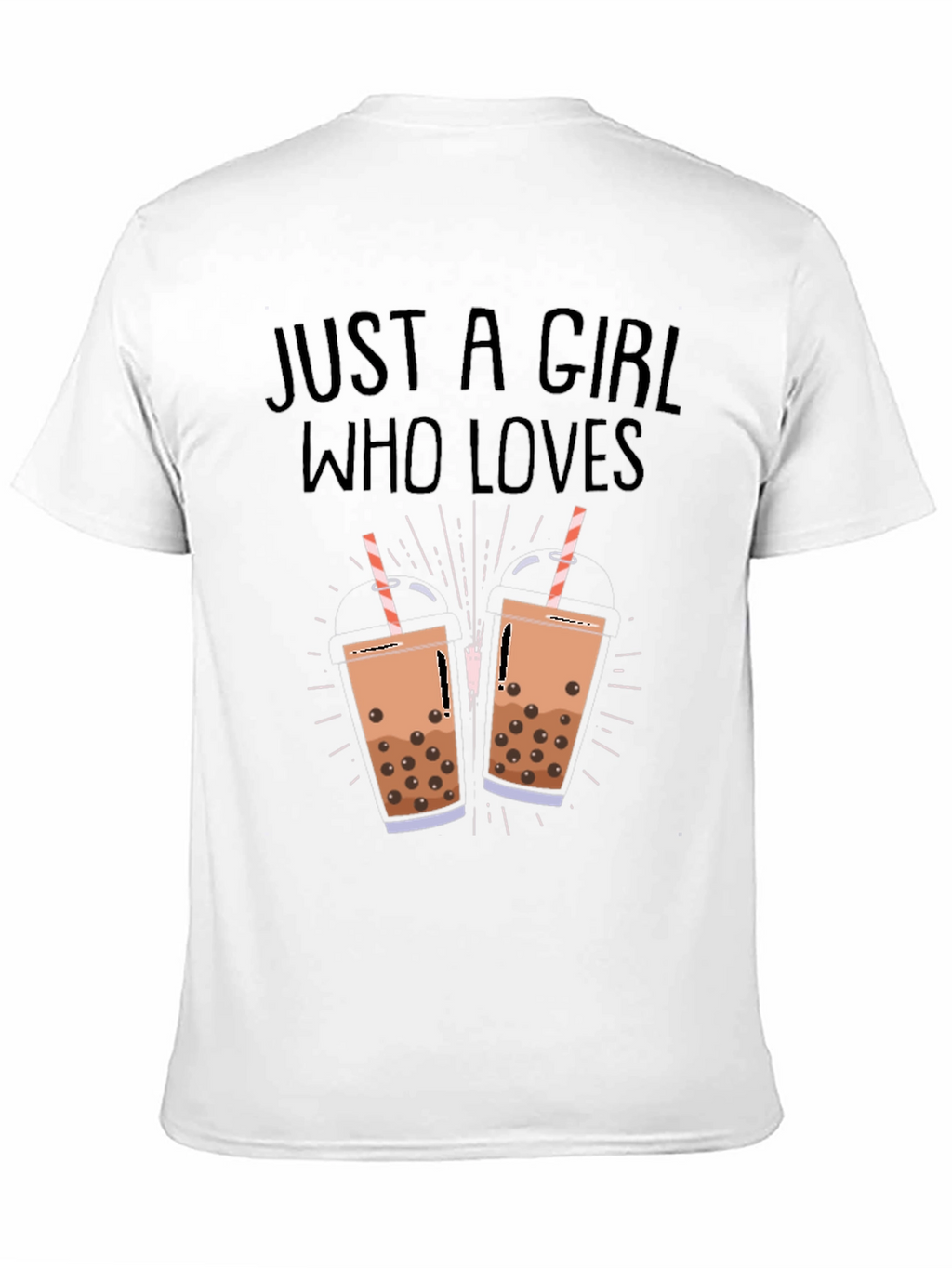 Boba Tea Lover Black T-Shirt