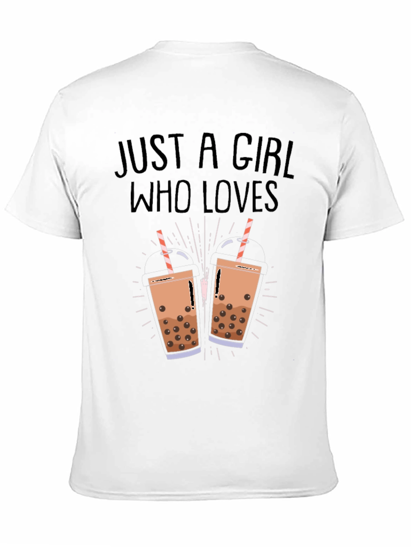 Boba Tea Lover Black T-Shirt