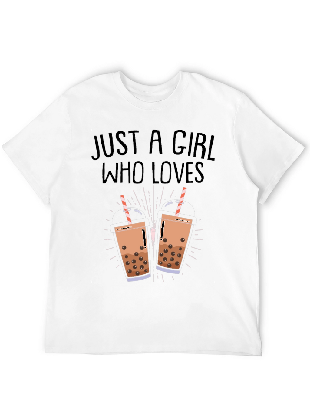Boba Tea Lover Black T-Shirt