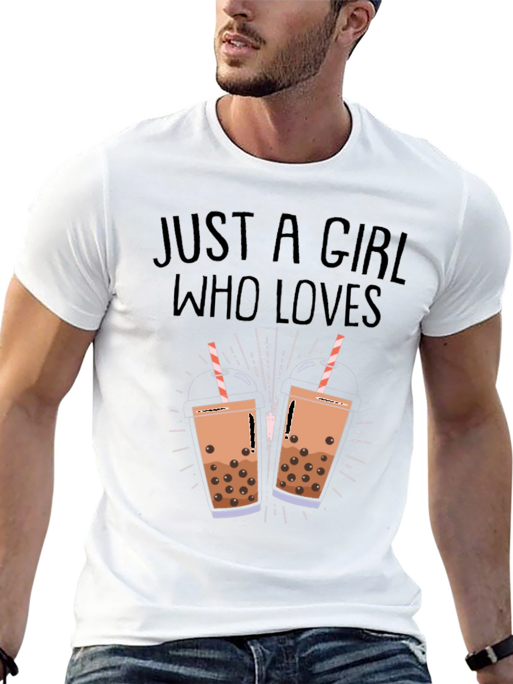 Boba Tea Lover Black T-Shirt