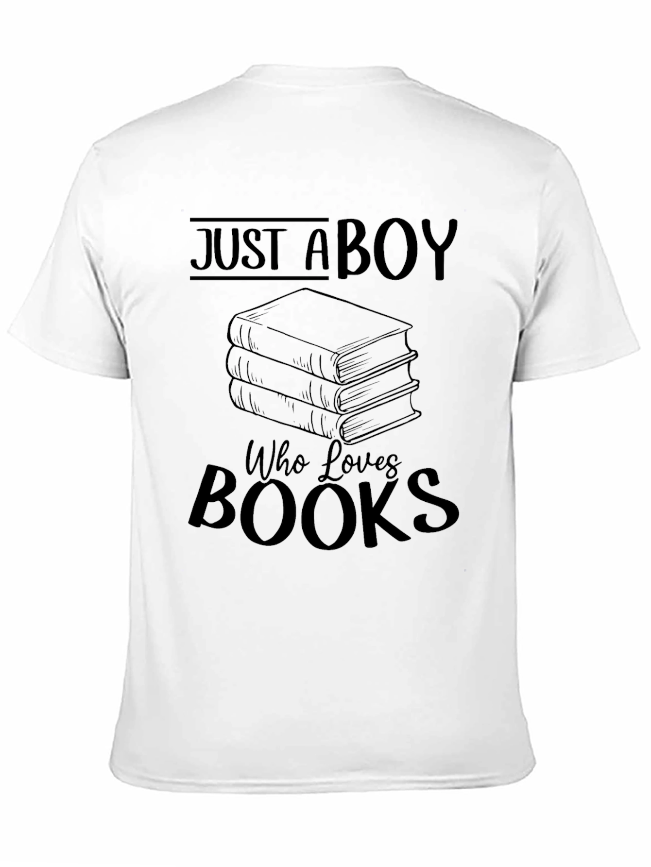 Just a Boy Who Loves Books T-Shirt