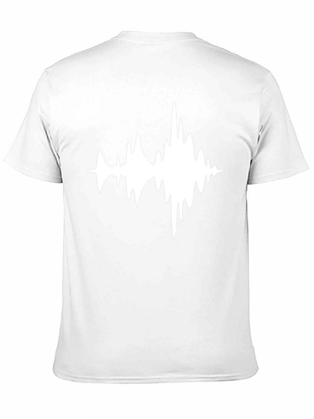 Sound Wave Graphic Black T-Shirt