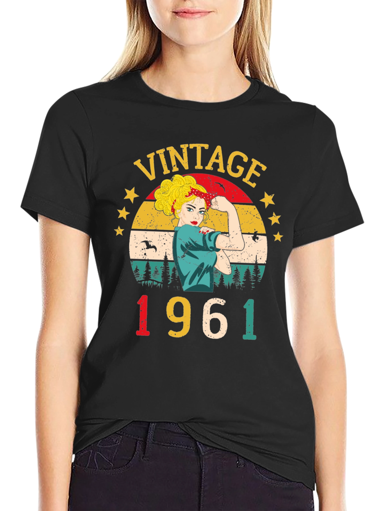 Vintage 1961 Empowered Woman T-Shirt