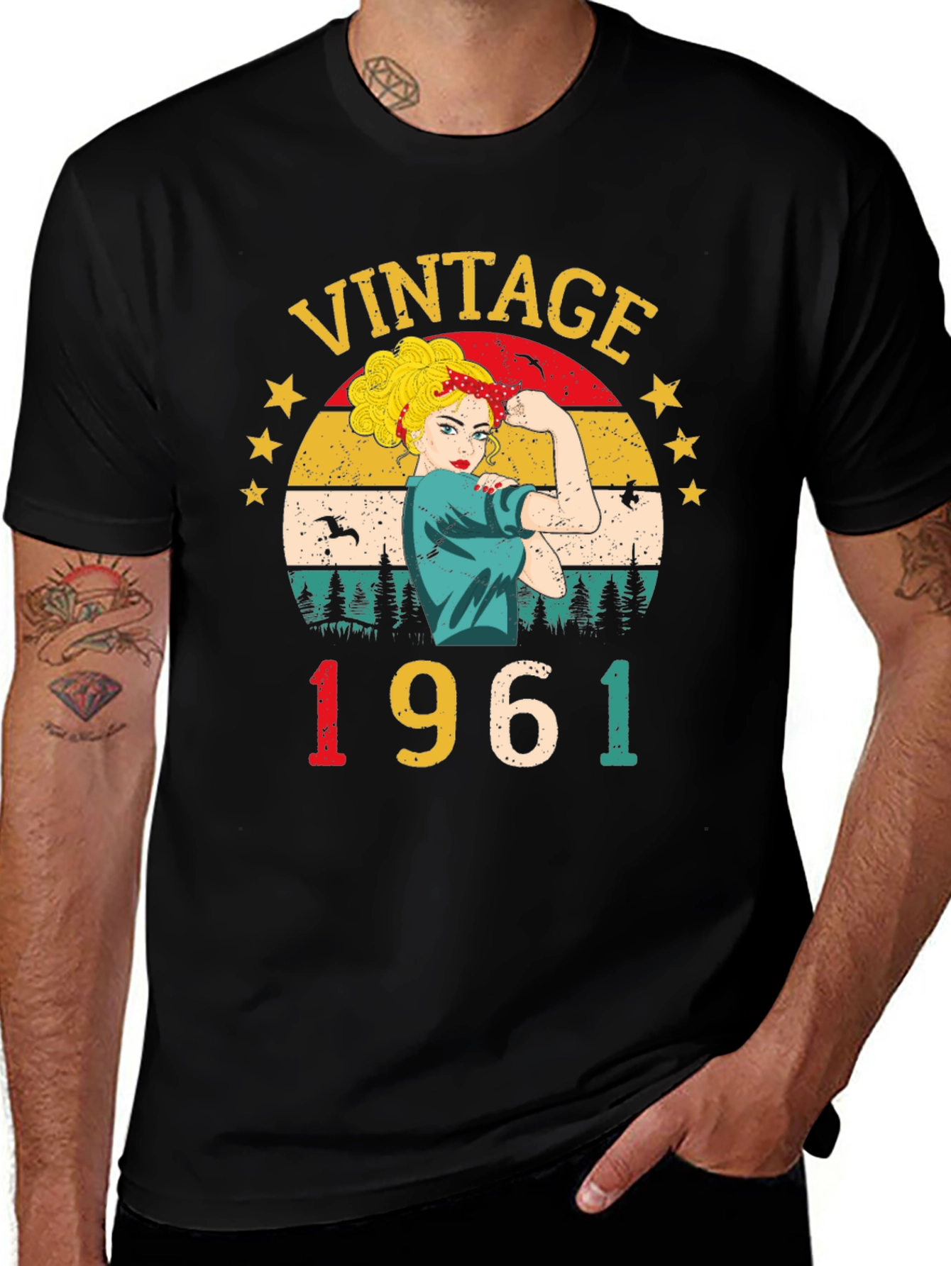Vintage 1961 Empowered Woman T-Shirt